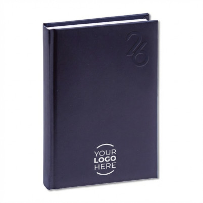 Agenda giornaliera personalizzabile con copertina imbottita e carta FSC