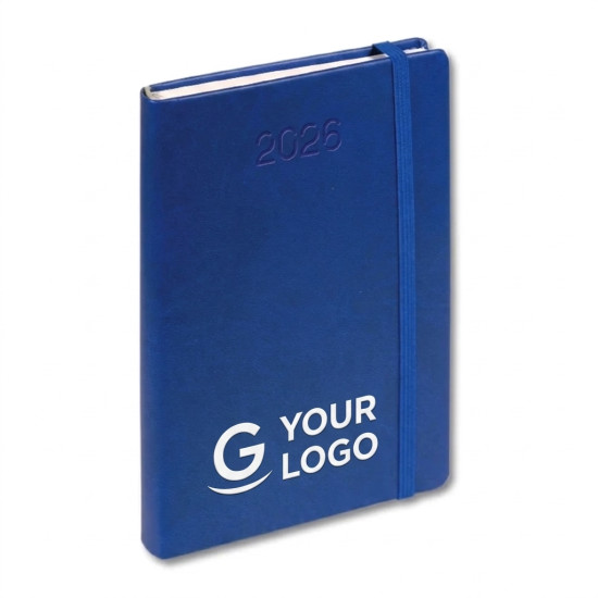 Agenda giornaliera personalizzabile formato 17x24 cm copertina vivella