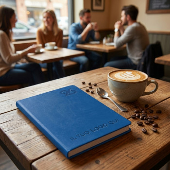 Agenda giornaliera 2026 personalizzata - Agenda giornaliera personalizzabile Reflexa formato compatto 11x16,3 cm