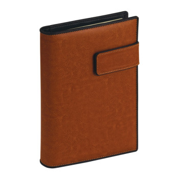 Agenda portafoglio personalizzata - Agenda giornaliera PROVENCE 17x24 cm con copertina a portafoglio e passante di chiusura
