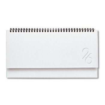Agenda planning personalizzabile con copertina rigida formato 28,5x11,5 cm
