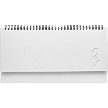 Planning da tavolo personalizzato - Agenda planning personalizzabile con copertina rigida formato 28,5x11,5 cm