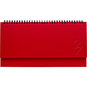 Planning da tavolo personalizzato - Agenda planning personalizzabile con copertina rigida formato 28,5x11,5 cm