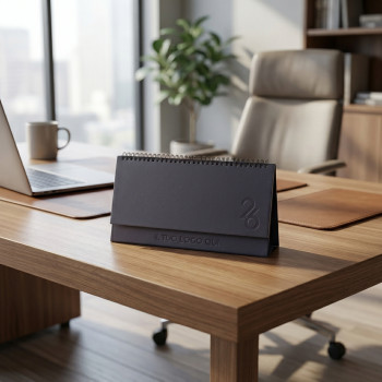 Planning da tavolo personalizzato - Agenda planning personalizzabile con copertina rigida formato 28,5x11,5 cm