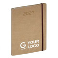 Agenda settimanale 2026 con copertina flessibile ed elastico 17 x 24 cm