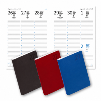 agende personalizzate reflexa - Agenda settimanale Reflexa copertina morbida bicolore 17 x 24 cm