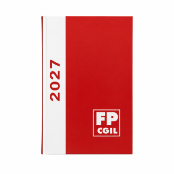 Agenda tascabile 2026 personalizzata con logo - Agenda settimanale tascabile 2026 con copertina plastificata in quadricromia 8 x 15 cm