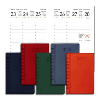Agenda personalizzata con logo - Agenda settimanale tascabile 8x11 speciale