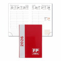 Agenda settimanale tascabile con copertina plastificata in quadricromia 8 x 15 cm