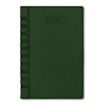 Agenda tascabile 2026 personalizzata con logo - Agendina settimanale tascabile personalizzabile copertina vivella 8x12 cm