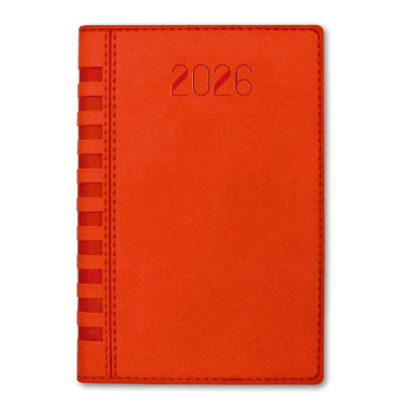 Agendina settimanale tascabile personalizzabile con copertina in vivella 8 x 12 cm