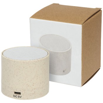 Altoparlante Bluetooth® Kikai realizzato con paglia di grano