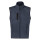 Gilet personalizzabile bicolore in pile spesso con zip e tasche funzionali