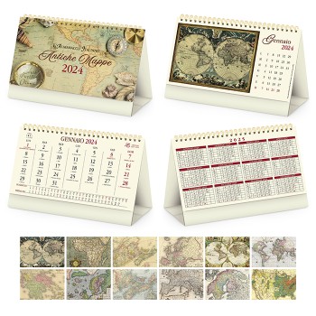 Calendari da tavolo personalizzati con logo - ANTICHE MAPPE