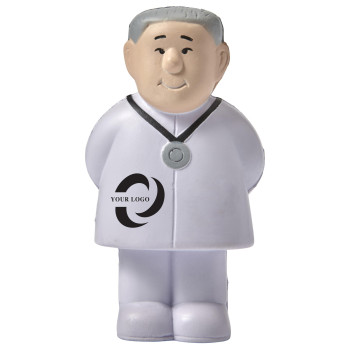 Gadget antistress personalizzati con logo - Antistress dottore, in PU Lily