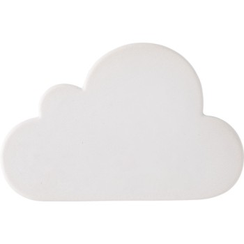 Gadget per persona wellness personalizzati con logo - Antistress nuvola cloud, in PU Franco