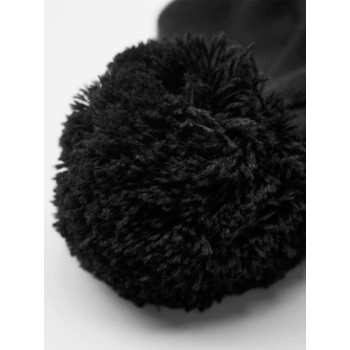 Appliqué Patch Pom Beanie