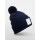 Berretto invernale personalizzabile Beechfield con patch e pompon morbido