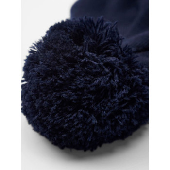 Appliqué Patch Pom Beanie