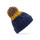 Berretto personalizzabile Beechfield con pon pon e risvolto