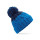 Berretto personalizzabile Beechfield con pon pon e risvolto