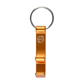 Apribottiglie personalizzati con logo - Apribottiglia in alluminio riciclato Anneliese