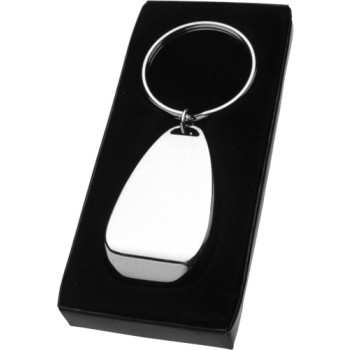 Gadget per ufficio personalizzato regalo per ufficio - Apribottiglia-portachiavi in metallo Alma