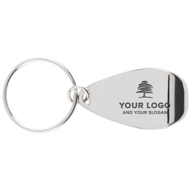 Apribottiglia personalizzabile Impression in metallo resistente portachiavi