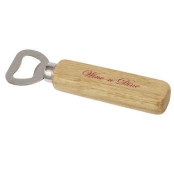 Articoli vino personalizzati con logo - Apribottiglie in legno Brama