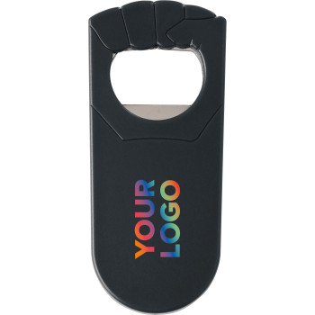 Apribottiglie personalizzati con logo - Apribottiglie in plastica Tay