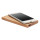 Caricatore wireless personalizzabile in bamboo 6000 mAh ricarica rapida