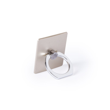 Supporto adesivo smartphone personalizzabile anello telescopico argento oro
