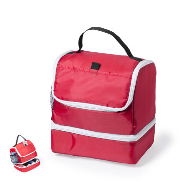 Borsa termica personalizzabile con doppio scomparto e interno isotermico