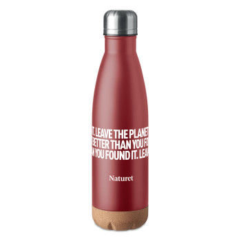 Borracce termiche personalizzate con logo - ASPEN CORK - Thermos doppio strato 500ml   M