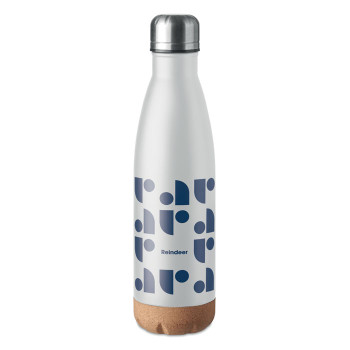 Borracce termiche personalizzate con logo - ASPEN CORK - Thermos doppio strato 500ml   M