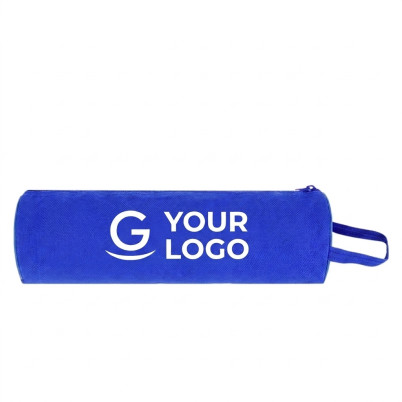 Astuccio cilindrico personalizzabile in poliestere 600D con maniglia resistente