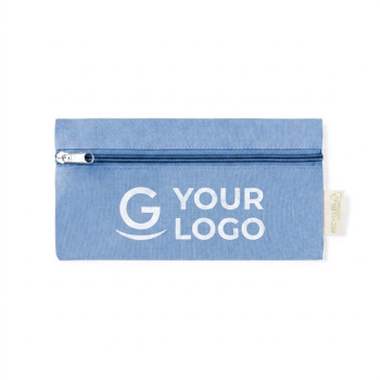 astuccio personalizzato con logo - Astuccio personalizzabile cotone riciclato colori assortiti
