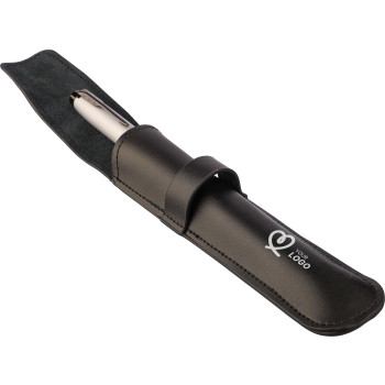 astuccio personalizzato con logo - Astuccio portapenne in pelle Nadir