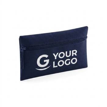 astuccio personalizzato con logo - Astuccio portapenne personalizzabile Quadra in poliestere 600D resistente