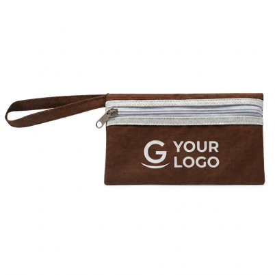 Astuccio portatutto personalizzabile manico tinta e rifiniture bianche
