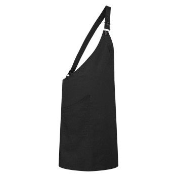 Abbigliamento ristorazione personalizzato con logo - Asymmetrical Bib Apron Pocket