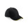 Capsule personalizzabile Beechfield a 6 pannelli in cotone con visiera contrasto