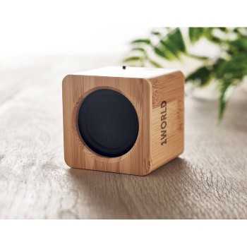 Speaker altoparlante personalizzato con logo - AUDIO - Speaker in bamboo