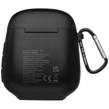 Gadget tecnologico personalizzato con logo - Auricolari e speaker True Wireless ad accoppiamento automatico Remix