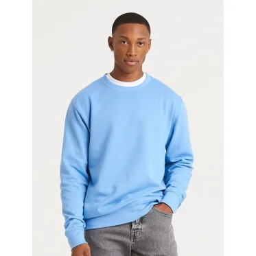 Felpa girocollo personalizzabile Just Hoods by AWDis maniche set-in cotone