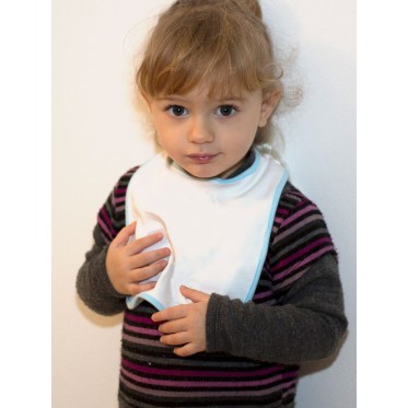 Abbigliamento neonato personalizzato con logo - Baby bib double layer