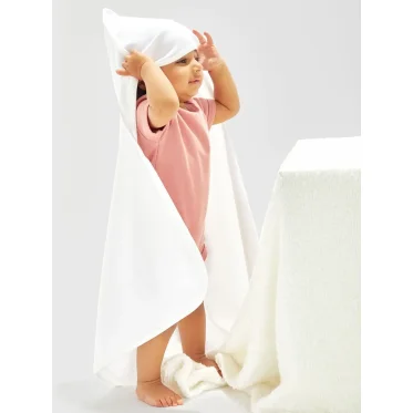 Baby Organic Hooded Blanket personalizzato Babybugz copertina cotone organico cappuccio