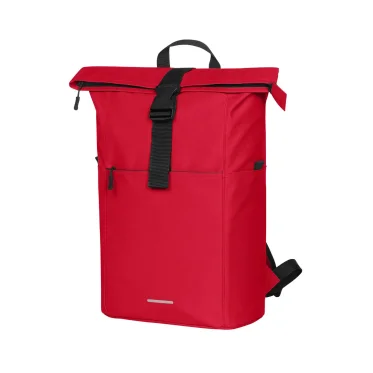 Zaino Roll-Top personalizzabile Halfar in poliestere riciclato 300D