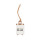 Badge bagaglio personalizzabile in fibra di grano con scheda bilingue