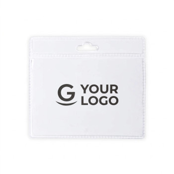 porta badge personalizzati - Badge portanome personalizzabile in PVC fustellato robusto e compatto